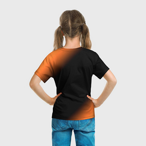 Детская футболка Алиса - ЛИСА - Минимализм / 3D-принт – фото 6