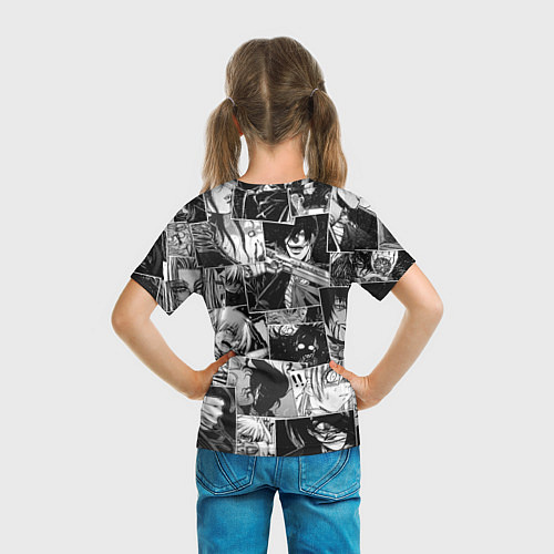 Детская футболка Хэллсинг паттерн Hellsing / 3D-принт – фото 6