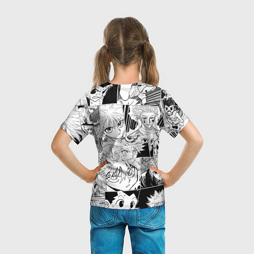 Детская футболка Hunter x Hunter pattern / 3D-принт – фото 6