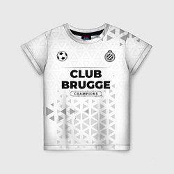 Футболка детская Club Brugge Champions Униформа, цвет: 3D-принт