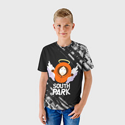 Футболка детская Южный парк - Кенни Kenny ангел, цвет: 3D-принт — фото 2