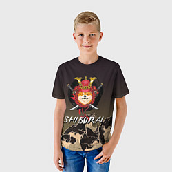 Футболка детская Shiburai и волны, цвет: 3D-принт — фото 2