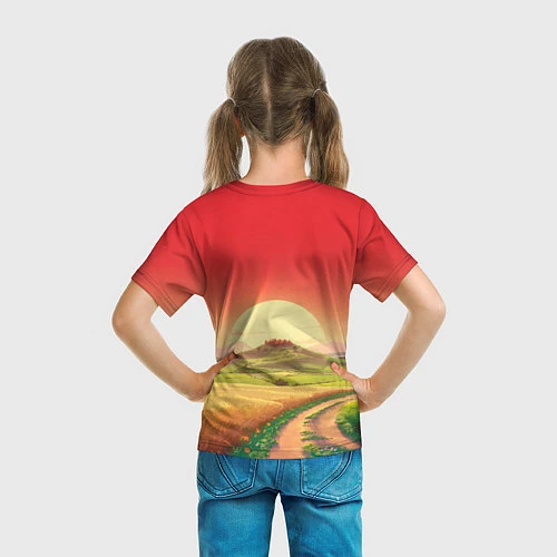 Детская футболка Дорога к солнцу / 3D-принт – фото 6