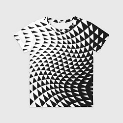 Футболка детская Минималистический авангардный паттерн, цвет: 3D-принт