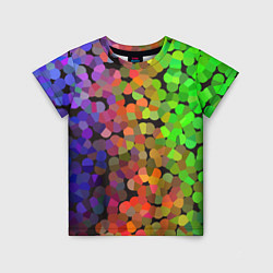 Детская футболка Яркая палитра красок - блики