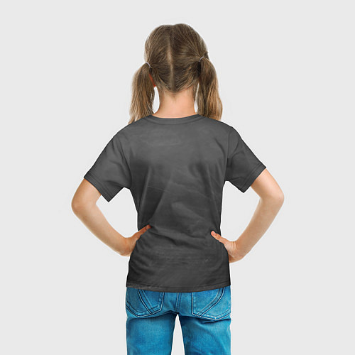 Детская футболка Гонщик - байкер 83 номер / 3D-принт – фото 6