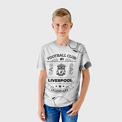 Футболка детская Liverpool Football Club Number 1 Legendary, цвет: 3D-принт — фото 2