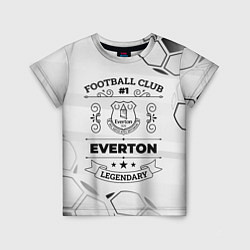 Футболка детская Everton Football Club Number 1 Legendary, цвет: 3D-принт