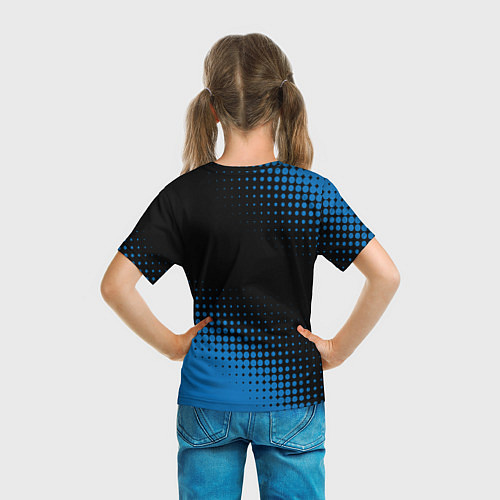 Детская футболка Inter абстракция / 3D-принт – фото 6