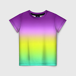 Детская футболка Multicolored Ombre gradient