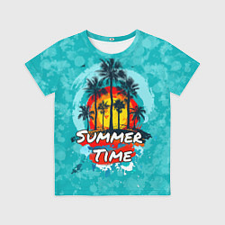 Футболка детская Summer time - летнее время, цвет: 3D-принт