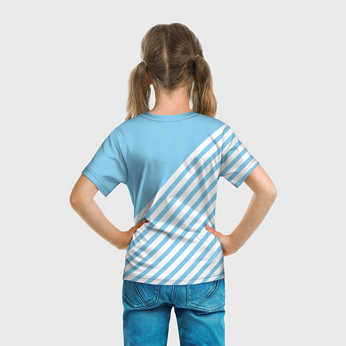 Детская футболка Manchester city манчестер сити былые волосы / 3D-принт – фото 6
