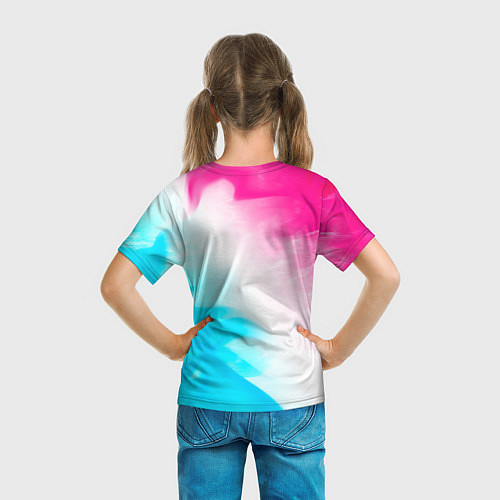 Детская футболка Exeed Neon Gradient / 3D-принт – фото 6