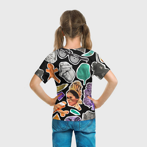 Детская футболка Underground pattern Fashion trend / 3D-принт – фото 6