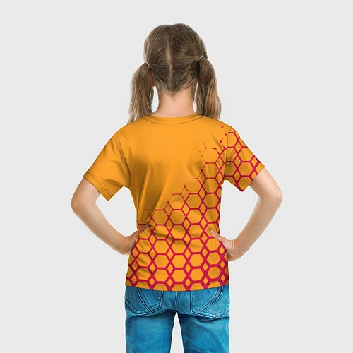 Детская футболка Рома соты / 3D-принт – фото 6