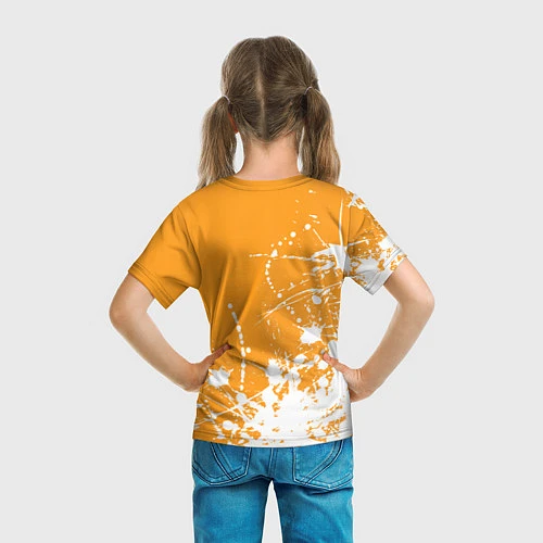 Детская футболка Roma маленькое лого краска / 3D-принт – фото 6