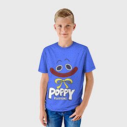 Футболка детская Poppy Playtime Huggy Wuggy, цвет: 3D-принт — фото 2