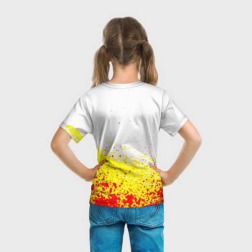 Детская футболка Моя геройская академия краска / 3D-принт – фото 6