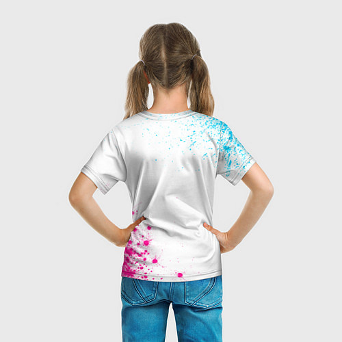 Детская футболка Roblox Neon Gradient FS / 3D-принт – фото 6