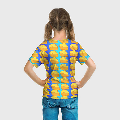 Детская футболка Сыр сыр сыр / 3D-принт – фото 6