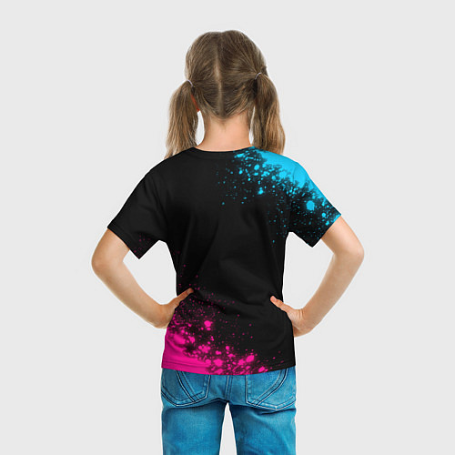 Детская футболка Great Wall Neon Gradient / 3D-принт – фото 6