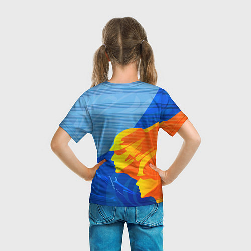 Детская футболка РОССИЯ - СПОРТ - ГЕРБ / 3D-принт – фото 6
