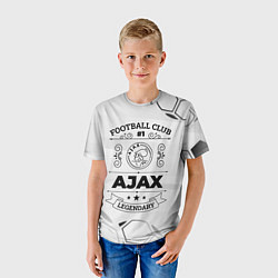 Футболка детская Ajax Football Club Number 1 Legendary, цвет: 3D-принт — фото 2