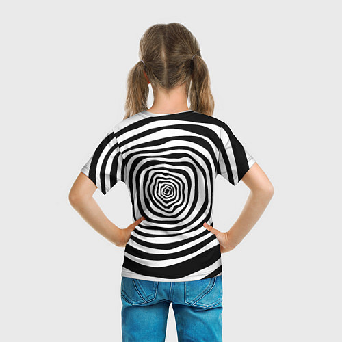 Детская футболка Глаз-психоделика / 3D-принт – фото 6