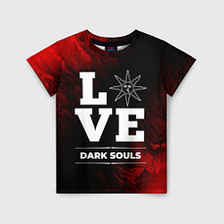 Футболка детская Dark Souls Love Классика, цвет: 3D-принт