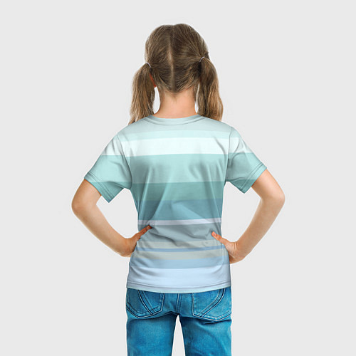 Детская футболка Морские линии / 3D-принт – фото 6