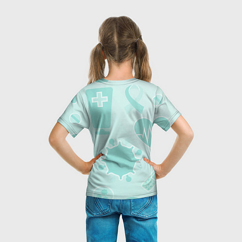 Детская футболка Медицинские профессии / 3D-принт – фото 6