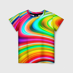 Футболка детская Rainbow colors, цвет: 3D-принт