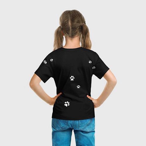Детская футболка Stray Лапки / 3D-принт – фото 6