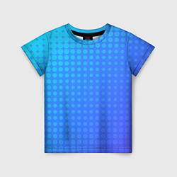 Футболка детская Blue gradient, цвет: 3D-принт