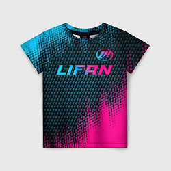 Детская футболка Lifan Auto Neon Gradient