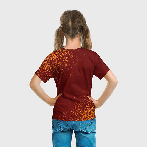 Детская футболка Кристина осенняя лисичка / 3D-принт – фото 6