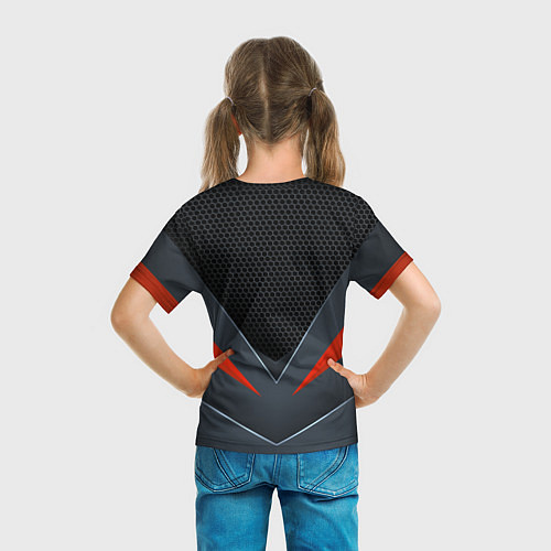Детская футболка CrossFit - Техно броня / 3D-принт – фото 6