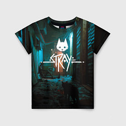 Футболка детская Stray - киберпанк, цвет: 3D-принт