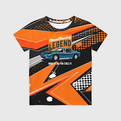 Футболка детская Street racing Legend retro, цвет: 3D-принт