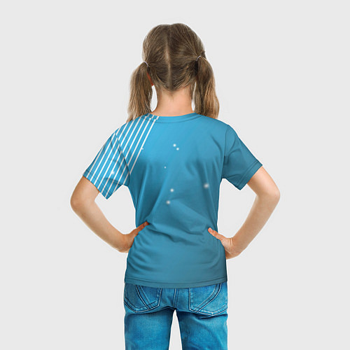 Детская футболка Тоттенхэм хотспур Абстракция / 3D-принт – фото 6