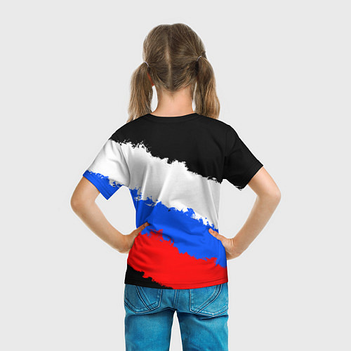 Детская футболка ВДВ - герб и триколор / 3D-принт – фото 6
