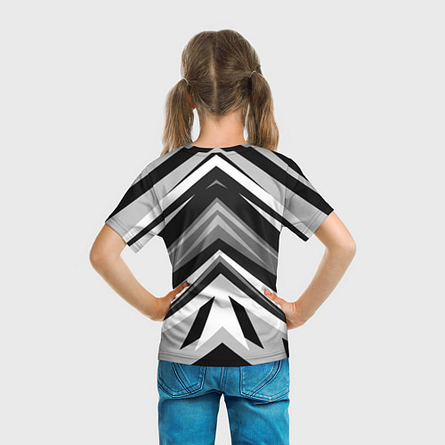 Детская футболка Униформа кроссфита - абстракция / 3D-принт – фото 6