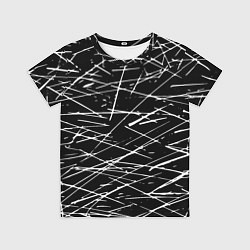 Футболка детская Паттерн из хаотичных линий, цвет: 3D-принт