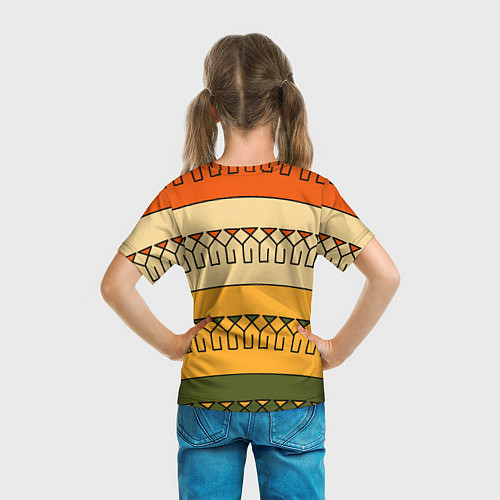 Детская футболка Polynesian tiki APATHY / 3D-принт – фото 6