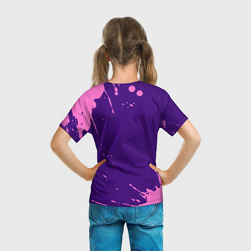 Детская футболка Рита единорог с сердечком / 3D-принт – фото 6