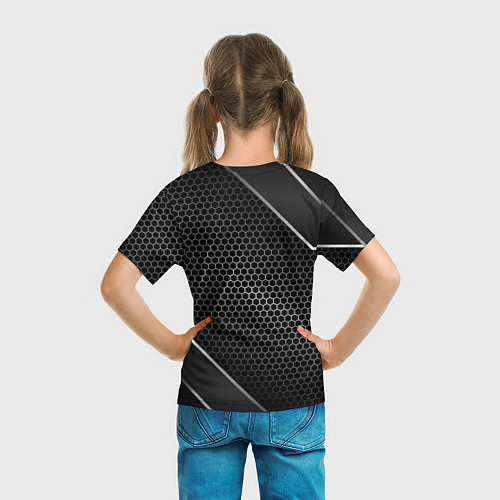 Детская футболка Lexus Карбон / 3D-принт – фото 6