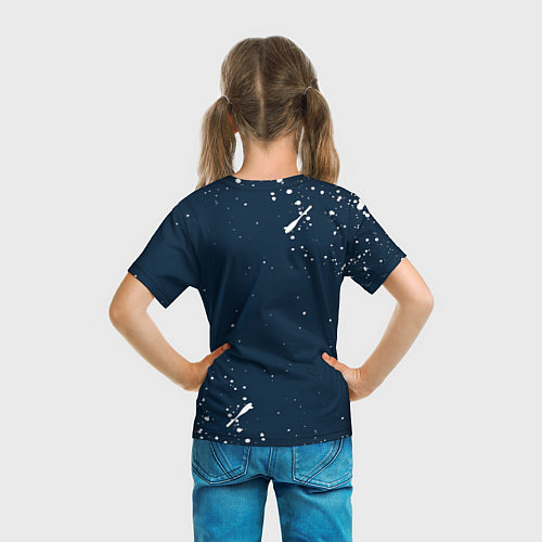 Детская футболка Stray Kids - брызги / 3D-принт – фото 6