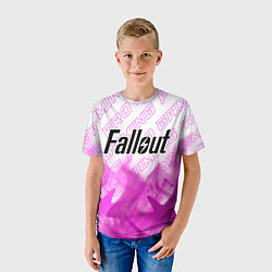 Футболка детская Fallout pro gaming: символ сверху, цвет: 3D-принт — фото 2