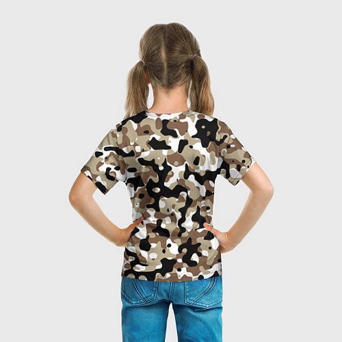 Детская футболка Камуфляж Open Terrain / 3D-принт – фото 6