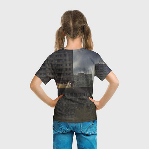 Детская футболка STALKER Многоэтажка В Воздухе / 3D-принт – фото 6